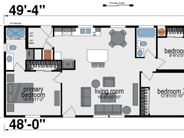 K613J FLOOR PLAN